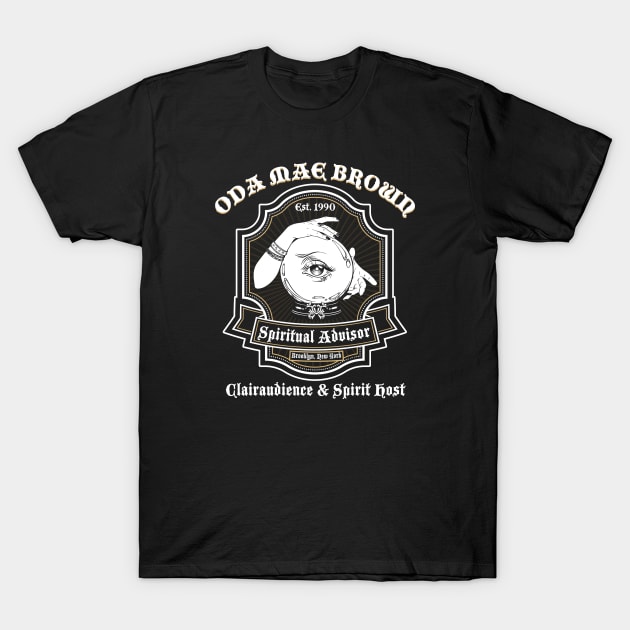 Oda Mae Brown Spiritual Advisor T-Shirt by Alema Art